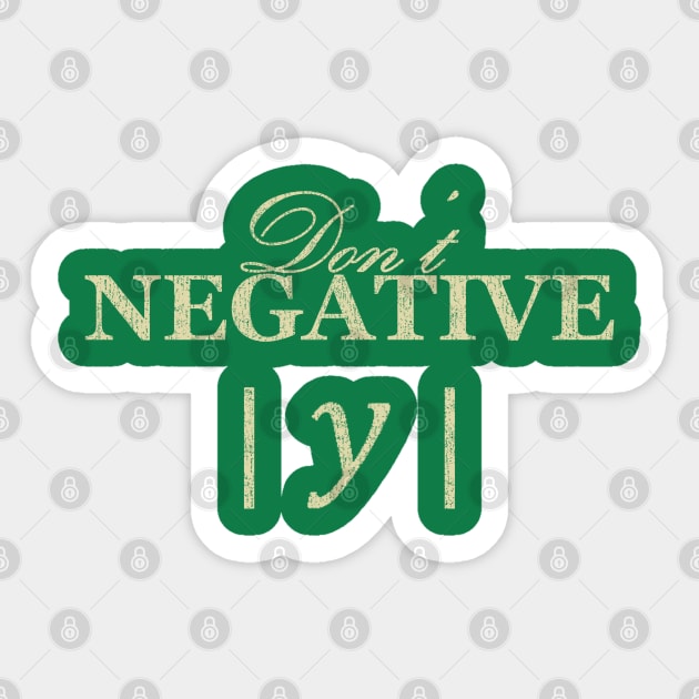 don't negative x mathematics Sticker by tioooo